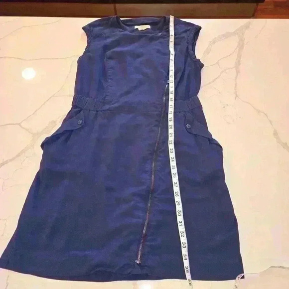 BCBGeneration Womens Romper Style Sleeveless Dress Royal Blue Size Large - Picture 7 of 10